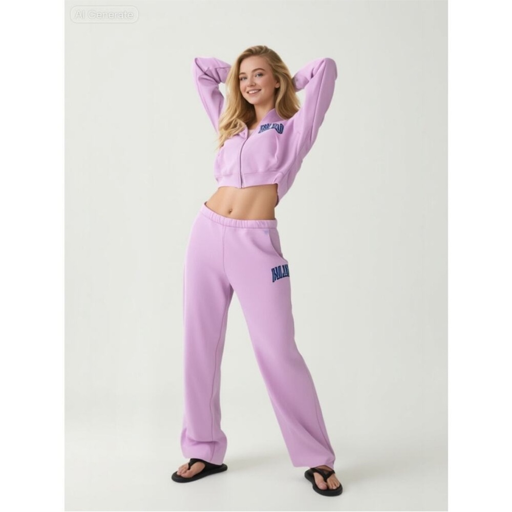 NWT Madhappy x Gap crop hoodie in purple